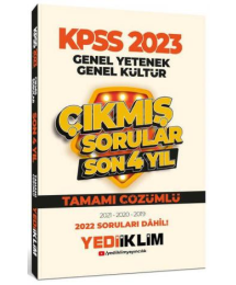 KPSS GY GK Son 4 Yıl Tamamı Çözümlü Çıkmış Sorular