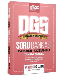 Dgs Sözel Yetenek Tamamı Çözümlü Soru Bankası Prestij Serisi 