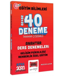 Gelişim Psikolojisi Rehberlik Özel Eğitim Tamamı Çözümlü 40 Deneme