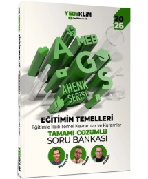 2026 MEB-AGS Eğitimin Temelleri Soru bankası Çözümlü Ahenk Serisi Yediiklim Yayınları