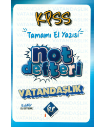 VATANDAŞLIK NOT DEFTERİ TAMAMI EL YAZISI
