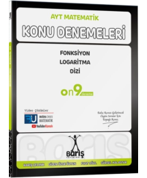 AYT Matematik Fonksiyon Logaritma Dizi Konu Denemeleri Barış Yayınları