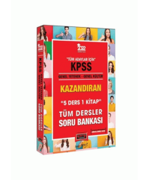 2022 KPSS GY GK 5 Ders 1 Kitap Kazandıran Tüm Dersler Soru Bankası