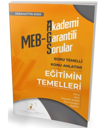 2025 MEB-AGS Eğitimin Temelleri Soru Temelli Konu Anlatımı Pelikan Yayınları