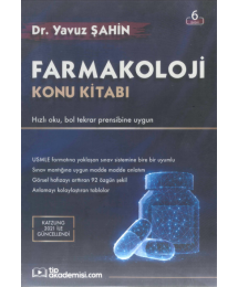Farmakoloji Konu Kitabı Dr. Yavuz Şahin Tıp Akademisi