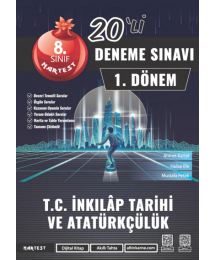 8. Sınıf 1. Dönem Mod 20 T.C. İnkılap Tarihi Ve Atatürkçülük Deneme Sınavı Nartest Yayınları