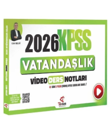 2026 KPSS Vatandaşlık Video Ders Notu Tekrar Akademi Yayınları
