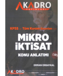 KPSS A Grubu Mikro İktisat Konu Anlatımlı A Kadro Yayınları