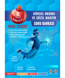 8.Sınıf LGS Mod Görsel Okuma Ve Sözel Mantık Soru Bankası Nartest Yayınları