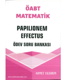 ÖABT Matematik Papilionem Effectus Ödev Soru Bankası Ahmet Yıldırım