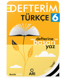6. Sınıf Türkçe Defterim Arı Yayıncılık