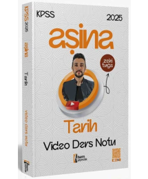 2025 KPSS Tarih Aşina Video Ders Notu İsem Yayınları