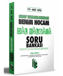 TYT MSÜ KPSS Sınav Uzmanlarından Dil Bilgisi Soru Bankası Benim Hocam Yayınları