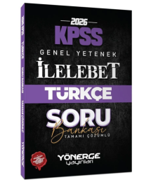2026 KPSS Türkçe İlelebet Soru Bankası Çözümlü Yönerge Yayınları