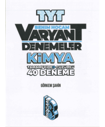 TYT KİMYA VARYANT 40 DENEME