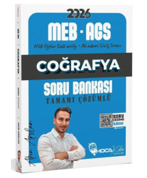 2026 MEB-AGS Coğrafya Soru Bankası Çözümlü Hoca Kafası Yayınları