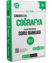2026 KPSS Genel Yetenek Genel Kültür Ezberbozan Coğrafya Tamamı Video Çözümlü Soru Bankası Pegem Akademi Yayıncılık