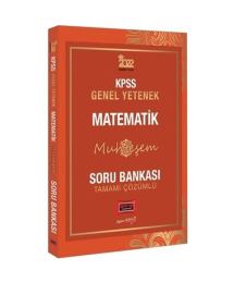 2022 KPSS Genel Yetenek Genel Kültür MUHTEŞEM MATEMATİK Soru Bankası 