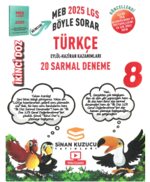 Sinan Kuzucu Yayınları 8. Sınıf İkinci Doz Türkçe 20 Sarmal Deneme
