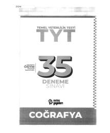 TYT Coğrafya 35 Deneme Sınavı