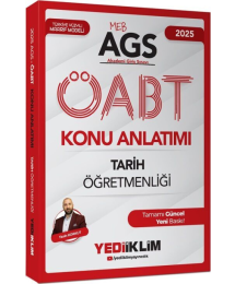 2025 MEB AGS ÖABT Tarih Öğretmenliği Konu Anlatımı Yediiklim Yayınları