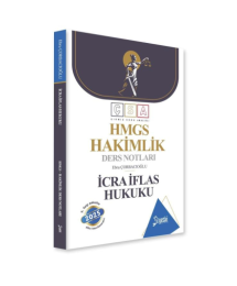 ÇSA İcra İflas Hukuku Hakimlik Ders Notları Yetki Yayınları 2024