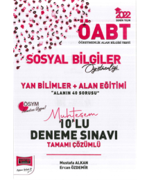YAN BİLİMLER + ALAN EĞİTİMİ 10 DENEME SINAVI TAMAMI ÇÖZÜMLÜ