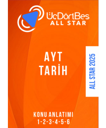 ALL STAR AYT TARİH Konu Anlatım (1-2-3-4-5-6 Hepsi Bir Arada)