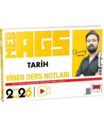 2026 MEB-AGS Öğretmen Adayları İçin Tarih Video Ders Notları Yargı Yayınevi