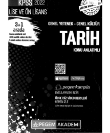 2022 KPSS LİSE VE ÖNLİSANS TARİH KONU ANLATIMI