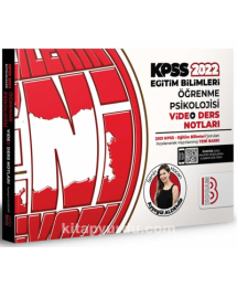 ÖĞRENME PSİKOLOJİSİ VİDEO DERS NOTLARI