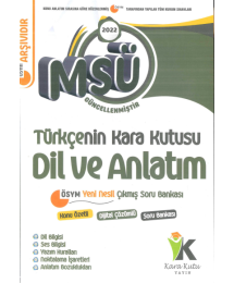 MSÜ TÜRKÇENİN KARA KUTUSU DİL VE ANLATIM SORU BANKASI
