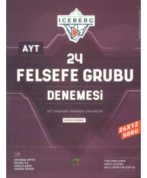 AYT Felsefe Grubu Iceberg 24 Deneme Okyanus Yayınları
