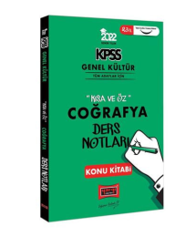 KPSS Coğrafya Kısa ve Öz Ders Notları Konu Kitabı
