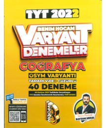 TYT COĞRAFYA VARYANT 40 DENEME