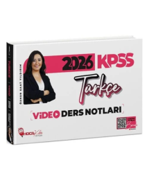 2026 KPSS Türkçe Video Ders Notları Öznur Saat Yıldırım Hoca Kafası Yayınları