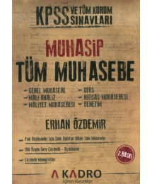 KPSS A Grubu Muhasip Tüm Muhasebe Konu Anlatımlı Çözümlü Sorular A Kadro Yayınları