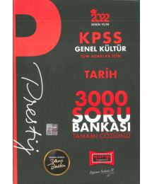 PRESTİJ SERİSİ 3000 SORU TARİH SORU BANKASI ÇÖZÜMLÜ