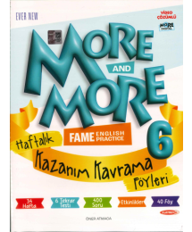 6. Sınıf More And More Haftalık Kazanım Kavrama Föyleri