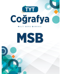 TYT Coğrafya Multi Soru Bankası MSB Eğitim Vadisi Yayınları