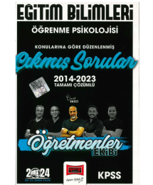 ÖĞRENME PSİKOLOJİSİ 2014-2023 TAMAMI ÇÖZÜMLÜ ÇIKMIŞ SORULAR (ÖĞRETMENLER EKİBİ)
