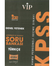 VİP SERİSİ TÜRKÇE SORU BANKASI ÇÖZÜMLÜ