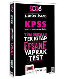 2026 KPSS Lise Ön Lisans Efsane Yaprak Test Yargı Yayınları