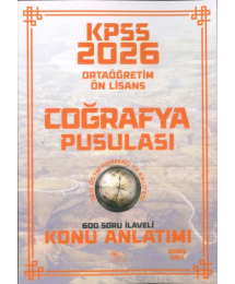 2026 KPSS Ortaöğretim Önlisans Coğrafya Pusulası Konu Anlatımı CBA Yayınları