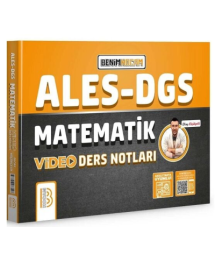 2025 ALES DGS Matematik Video Ders Notları Benim Hocam Yayınları