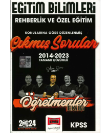 REHBERLİK VE ÖZEL EĞİTİM 2014-2023 TAMAMI ÇÖZÜMLÜ ÇIKMIŞ SORULAR (ÖĞRETMENLER EKİBİ)