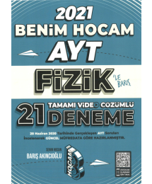 2021 AYT Fizik Tamamı Video Çözümlü 21 Deneme Sınavı