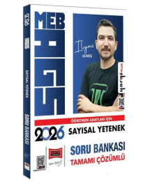 2026 MEB-AGS Öğretmen Adayları İçin Tamamı Çözümlü Sayısal Soru Bankası (İlyas Güneş) Yargı Yayınları