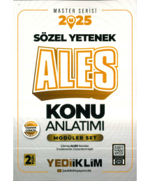 2025 ALES Modüler Set (SÖZEL YETENEK) Konu Anlatımı Yediiklim Yayınları