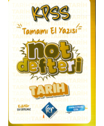 TARİH NOT DEFTERİ TAMAMI EL YAZISI